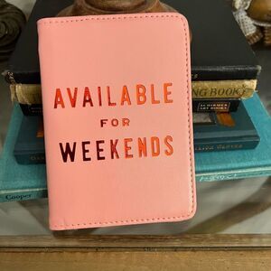 NWT Bando bando passport holder available for weekends - Pink Have A Fun Trip!